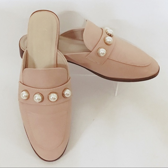 Catherine Malandrino Pearl Studded Mules - Picture 3 of 8